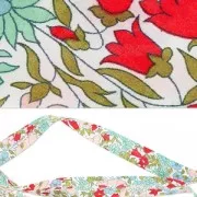 Biais en tissu Liberty - Poppy and Daisy - Nude x1m