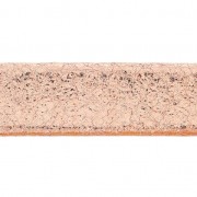 Lacet cuir double façon daim métallisé craquelé 10 mm Pink Gold x 50cm|raw }}