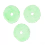 Perles Heishi rondelles en céramique 8.5 mm Light Mint mat x20