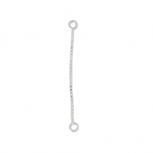 Intercalaires chaînette maille vénitienne 3.5 cm en Argent 925 x2