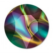 Cabochon PureCrystal 1088 8 mm Crystal Rainbow Dark