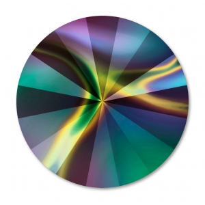 Cabochon PureCrystal 1122 Rivoli 8 mm Crystal Rainbow Dark x1