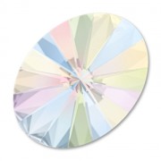 Cabochon en cristal PureCrystal 4122 Oval Rivoli 8x6 mm Crystal AB|raw }}