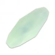 Olive synthétique facettée 24x10 mm imitation marbre Mint x1