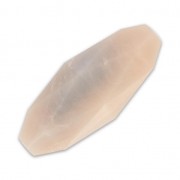 Olive synthétique facettée 24x10 mm imitation marbre Rose x1|raw }}