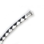 Embouts pour cordon 3 mm Placage Argent fin vieilli x4