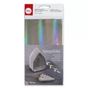 Feuille alu effet miroir 20x30 cm Hologramme