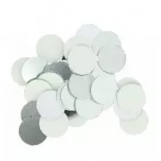 Set de 60 mosaïques miroir en verre rond 20 mm x1