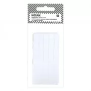 Set de 300 mosaïques miroir en verre carré 10x10 mm autocollant x1