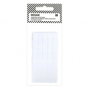 Set de 300 mosaïques miroir en verre carré 10x10 mm autocollant x1