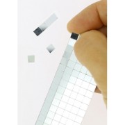 Set de 300 mosaïques miroir en verre carré 10x10 mm autocollant x1