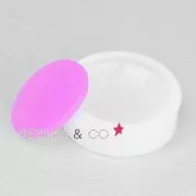 Mini moule silicone pour pâte polymère et pâte de métal cabochon rond 25 mm