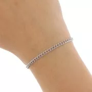 Chaîne maille Rombo 3 mm - Acier inoxydable 316L x1m