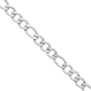 Chaîne maille figaro (1x3) 3 mm - Acier inoxydable 304 x98 cm
