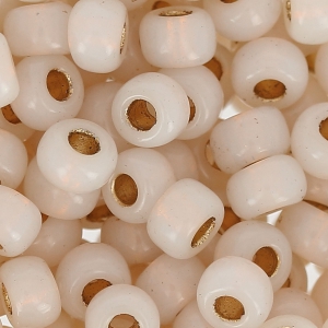 Rocaille Miyuki 6/0 196 - Opal 24kt Yellow Gold Lined x5g