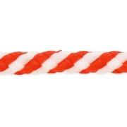 Corde tressée  3.5 mm Blanc/Rouge x1m|raw }}