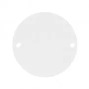 Intercalaire rond 2 trous en plexiglas 20 mm Crystal x1