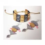 Intercalaire rond 2 trous en plexiglas 20 mm Rouge Semi-opaque x1