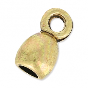 Embouts pour cordon 3 mm - bronze x4