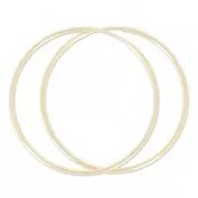 Créoles 50 mm - Fil 1.3 mm - en Gold filled (or laminé) x2