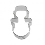 Petit emporte-pièce en fer blanc pour modelage 31 mm Bonhomme neige