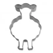 Animal - Grand emporte-pièce en fer blanc pour modelage 68 mm Mouton Grand emporte-pièce en fer blanc pour modelage 68 mm Mouton