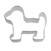 Animal - Grand emporte-pièce en fer blanc pour modelage 45 mm Petit chien Grand emporte-pièce en fer blanc pour modelage 45 mm Petit chien