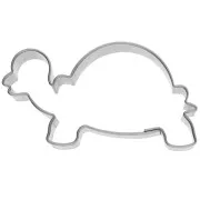 Animal - Emporte-pièce en fer blanc pour modelage 30 mm - Tortue Emporte-pièce en fer blanc pour modelage 30 mm - Tortue