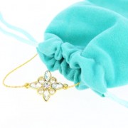 Pochon en velours pour bijoux 65x85 mm Gris x1