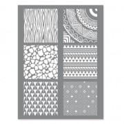Silk Screen Graine Créative pour Pâte polymère 114x153 mm - Motif Ethnique
