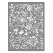 Silk Screen Graine Créative pour Pâte polymère 114x153mm- Motif Nature