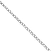 Chaîne maille Forçat 2x1.6 mm en Acier inoxydable 316L x1m