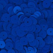 Sequins en plastique  imitation perles Heishi 6 mm Bleu Dur x50g