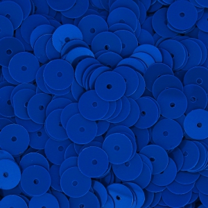 Sequins en plastique  imitation perles Heishi 6 mm Bleu Dur x50g