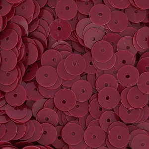 Sequins en plastique  imitation perles Heishi 6 mm Bordeaux x50g