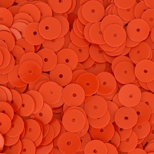 Sequins en plastique  imitation perles Heishi 6 mm Corail x50g