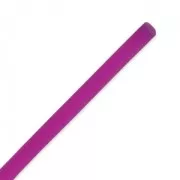 Cordon en plastique plein 1,5 mm Fuchsia x 50 cm