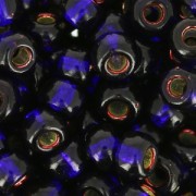 Rocaille Miyuki 6/0 1426 - Dark Purple Dyed Silver Lined  x8g|raw }}