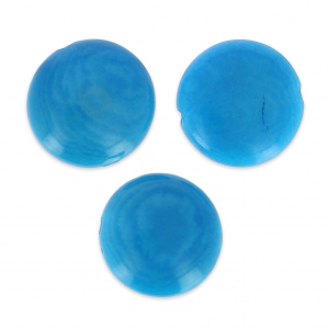 Palets de Tagua 12 mm Turquoise x 4