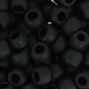 Rocaille Toho 6/0 TO6R0049F - Jet Frosted x8g|raw }}