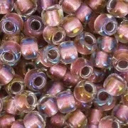 Rocaille Toho 11/0 TO11R267 - Crystal Rose Gold Lined x8g