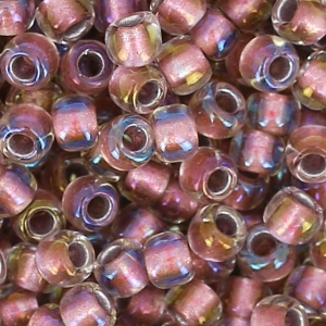 Rocaille Toho 11/0 TO11R267 - Crystal Rose Gold Lined x8g