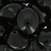 Perles en verre Ufo Beads 7x11 mm Jet x20