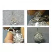 Sphère en verre à garnir 16 mm x4