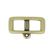 Intercalaire pour lacet 5 mm collier choker 18 mm bronze x1|raw }}