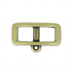 Intercalaire pour lacet 5 mm collier choker 18 mm bronze x1