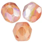 Facettes 4 mm Crystal Orange Rainbow x50
