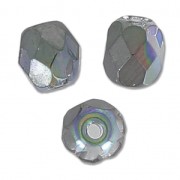 Facettes 4 mm Crystal Graphite Rainbow x50