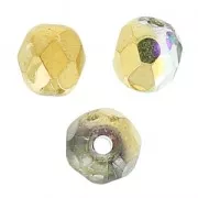 Facettes 4 mm Crystal Golden Rainbow x50