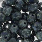 Facettes 4 mm Navy Blue Dark Travertin x50